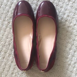 Cole Haan size 8 burgundy flats. Like new.